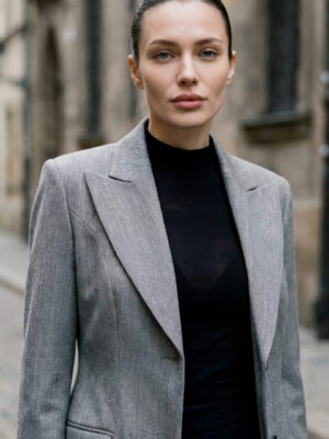 ai clothing on a model with a nice jacket